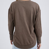 Foxwood | Farrah Long Sleeve - Coffee Quartz