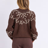 Foxwood | Polar Knit Crew - Coffee