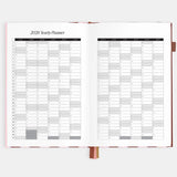 Fox & Fallow | 2026 A5 Planner - Burgundy Stripe