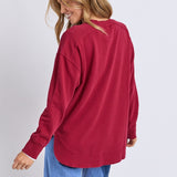 Elm | Established Crew - Maroon