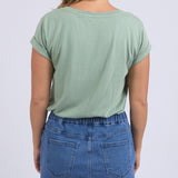 Foxwood | Manly Vee Tee - Iceberg Green
