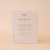 Muslin Wrap Set - Cloud Stripe/Powder Check