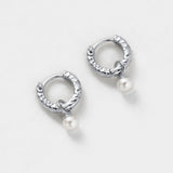 Zafino | Emery Earring - Pearl/Silver
