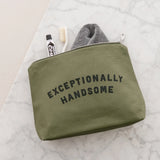 Exceptionally Handsome Wash Bag - Olive