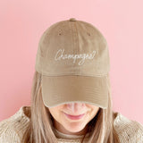 Cotton Baseball Cap - Champagne?