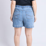 Elm | Birdie Denim Short - Light Blue Wash