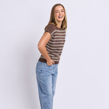 Foxwood | Cleo Knit Top - Chocolate