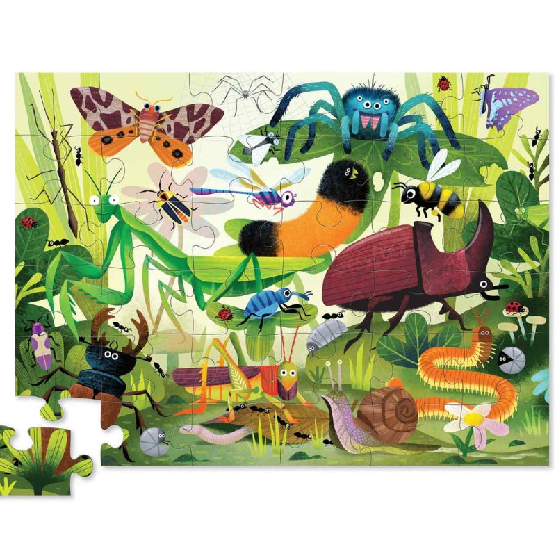 Crocodile Creek | Classic Floor Puzzle 36pc - Backyard Bugs
