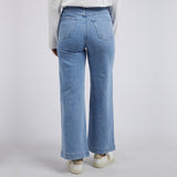Foxwood | Sarah Wide Leg Jean - Light Blue