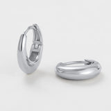 Zafino | Cleo Hoop Medium - Silver