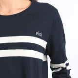 Elm | Adora Long Sleeve Tee - Navy