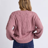 Foxwood | Josie Crew Knit - Dusty Rose