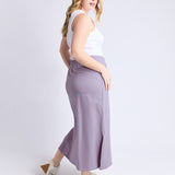 Elm | Travel Skirt - Blue Shadow & Sugar Coral Stripe