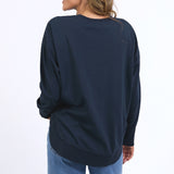 Foxwood | Farrah Long Sleeve - Dark Sapphire