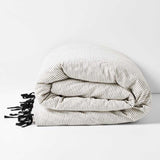 Aura | Chambray Mini Stripe QC / QB - Smoke