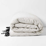 Aura | Chambray Mini Stripe QC / KB - Smoke