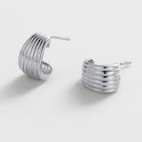 Zafino | Sasha Hoop Small - Silver