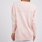 Foxwood | Simplified Metallic Crew - Pale Pink