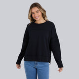 Foxwood | Jayne Throw On Fleece - Black