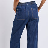 Elm | Greta Slim Leg Denim Pant - Extra Dark Wash