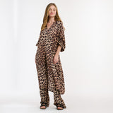 Italian Star | The Hills Button Through Dress - Leopard Print