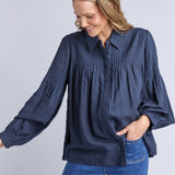 Elm | Sky Shirt - Midnight Navy