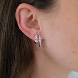 Zafino | Mara Hoop -  Silver