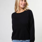 Stella + Gemma | Street Pocket Jumper - Black