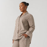 Hommey | Long Sleeve Sleep Shirt - Hazelnut
