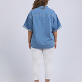 Elm | Annika SS Denim Shirt