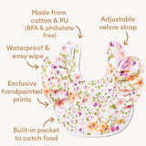 Frill Snuggle Bib - Isla