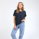 Foxwood | Allison Tee - Dark Sapphire