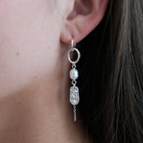Zafino | Amara Drop Earring - Silver