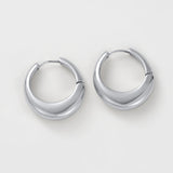 Zafino | Cleo Hoop Large - Silver