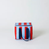 Project Ten | Mini Insulated Tote - Red Blue Stripe