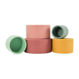 Annabel Trends | Silicone Stackable Cups - Pink