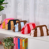 Annabel Trends | Dumpling Clutch - Orange/Pink