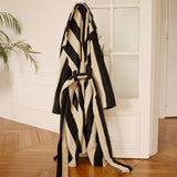 Hommey | Terry Robe - Vanilla Bean Stripes