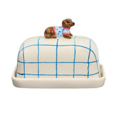 Butter Dish - Dachshund Butter Up