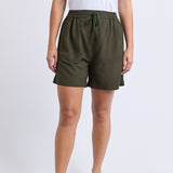 Elm | Margi Long Line Short - Khaki