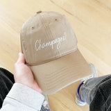 Cotton Baseball Cap - Champagne?
