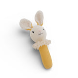 Nibbles the Bunny Knitted Rattle - Mustard