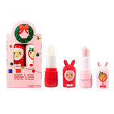 Inuwet | Christmas Wreath Lip Balm Duo - Mango/Candy Cane