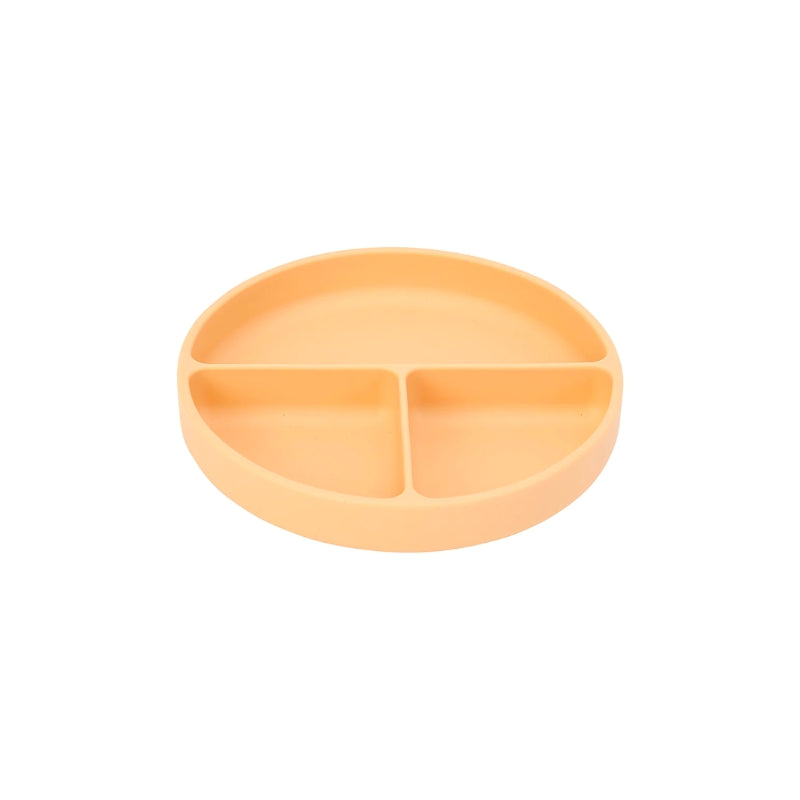 Annabel Trends | Silicone Suction Divided Plate - Caramel
