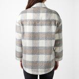 Stella + Gemma | Paige Shacket - Charcoal Check