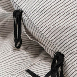 Aura | Chambray Mini Stripe QC / QB - Smoke