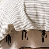 Aura | Chambray Mini Stripe QC / QB - Smoke