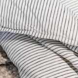 Aura | Chambray Mini Stripe STD P/Case - Smoke