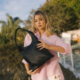 Black Caviar Designs | Sara Hobo Handbag 3pc - Black