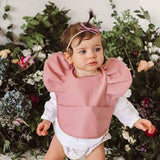 Snuggle Hunny | Frill Snuggle Bib - Primrose